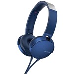 Ficha técnica e caractérísticas do produto Fone de Ouvido Sony Mdr Xb550/l Azul