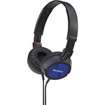 Ficha técnica e caractérísticas do produto Fone de Ouvido Sony Supra Auricular Azul - MDR-ZX300/LQAE