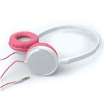 Ficha técnica e caractérísticas do produto Fone de Ouvido Tipo Headphone Comfort Branco e Rosa - One For All
