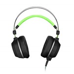Ficha técnica e caractérísticas do produto Fone de Ouvido Warrior Headset Arco USB-P2 PH225 Preto/Verde - Multilaser