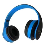 Ficha técnica e caractérísticas do produto Fone de Ouvido Wireless Bluetooth com Microfone Integrado Exbom Hf-400BT Azul