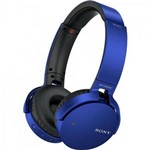 Ficha técnica e caractérísticas do produto Fone de Ouvido Wireless Bluetooth com Microfone Mdr-XB650BT Azul Sony