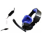 Ficha técnica e caractérísticas do produto Fone Gamer Headset com Microfone Knup para Pc/Ps3/Ps4 Kp-366 - Azul