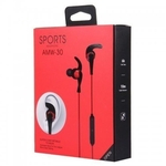 Ficha técnica e caractérísticas do produto Fone Headphone Bluetooth Sports Amw-30