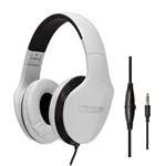 Ficha técnica e caractérísticas do produto Fone Headphone Dobrável Controle de Volume Branco TA-40HP