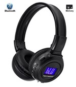 Ficha técnica e caractérísticas do produto Fone Headset Bluetooth com Rádio Preto - Knup
