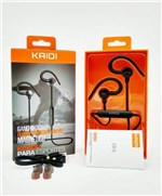Ficha técnica e caractérísticas do produto Fone Ouvido Esportivo Bluetooth com Microfone Kaidi KD-904