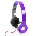 Fone Ouvido Headphone Celular Color Iphone Samsung 5 5c 6 F4 Roxo