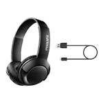 Ficha técnica e caractérísticas do produto Fone Ouvido Philips Headphone Bluetooth SHB3075BK/00 BT Preto