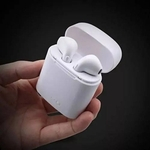Ficha técnica e caractérísticas do produto Fone Ouvido Sem Fio Bluetooth branco TWS I7s para iPhone Samsung Motorola
