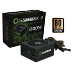 Ficha técnica e caractérísticas do produto Fonte 800w Real Gm-800 Atx 80 Plus Bronze Gamemax