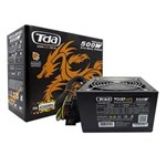 Ficha técnica e caractérísticas do produto Fonte ATX 500W Reais Gaming Séries TDA para PC com Placas de Video Geforce