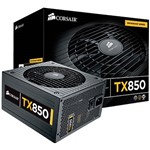 Ficha técnica e caractérísticas do produto Fonte Atx 850W Real 80 Plus Bronze Tx850 Corsair