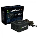 Ficha técnica e caractérísticas do produto Fonte ATX Gamemax GM500 500 W Real Preta PFC Ativo Bivolt 80 PLUS Bronze (0000002652351)