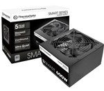 Ficha técnica e caractérísticas do produto Fonte ATX Thermaltake 600W Smart Series 80 Plus, PFC Ativo - PS-SPD-0600NPCWBZ-W