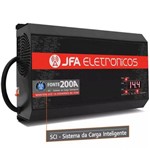 Ficha técnica e caractérísticas do produto Fonte Automotiva JFA 200A 10000W SCI Carregador Bateria Bivolt Automático LED Voltímetro Amperímetro