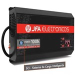 Ficha técnica e caractérísticas do produto Fonte Automotiva JFA 100A 4400W SCI Carregador de Bateria Bivolt Automático Voltímetro Amperimetro