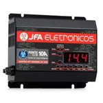 Ficha técnica e caractérísticas do produto Fonte Automotiva Jfa 10A Sci com Voltímetro