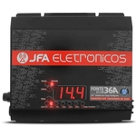 Ficha técnica e caractérísticas do produto Fonte Automotiva JFA 36A 1800W SCI Carregador Bateria Bivolt Display LED Voltímetro Amperímetro