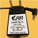 Ficha técnica e caractérísticas do produto Fonte Carregador 12V para Teclado Casio Ad-12 Ctk811 Ctk811ex Lk80 Ps20