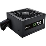 Ficha técnica e caractérísticas do produto Fonte Corsair 750w Cx S/ Cabo de Forca (Bronze) Cp-9020015-Ww