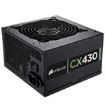 Ficha técnica e caractérísticas do produto Fonte Corsair CX-430W - CP-9020046-WW 80 Plus Bronze