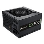 Ficha técnica e caractérísticas do produto Fonte Corsair CX-500W 80 Plus Bronze - CP-9020047-WW