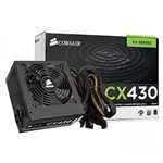 Ficha técnica e caractérísticas do produto Fonte Corsair Cx430 430W Real Atx 80 Plus Bronze