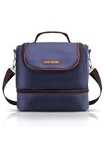 Ficha técnica e caractérísticas do produto (FOR MEN) Bolsa TÃ©rmica com 2 Compartimentos Jacki Design Azul Marrom - Azul - Masculino - Dafiti