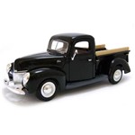 Ficha técnica e caractérísticas do produto Ford Pick Up 1940 1:24 Motormax Preto