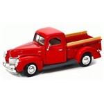 Ficha técnica e caractérísticas do produto Ford Pick Up 1940 Motormax 1:24 Vermelho
