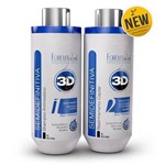 Ficha técnica e caractérísticas do produto Forever Liss Escova Semi Definitiva Power 3d System Kit 2x1 Litro