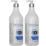 Ficha técnica e caractérísticas do produto Forever Liss Escova Semi Definitiva Power 3D System Kit 2x1litro