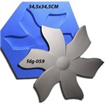 Ficha técnica e caractérísticas do produto Forma de Gesso 3d Plastico com Manta de Borracha Fdg-059