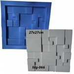 Ficha técnica e caractérísticas do produto Forma de Gesso 3d Plastico com Manta de Borracha Fdg-066
