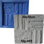 Ficha técnica e caractérísticas do produto Forma de Gesso 3d Plastico com Manta de Borracha Fdg-069