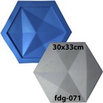Ficha técnica e caractérísticas do produto Forma de Gesso 3d Plastico com Manta de Borracha Fdg-071