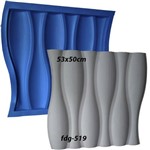 Forma de Gesso 3d Plastico com Manta de Borracha Fdg-519
