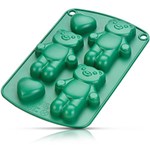 Ficha técnica e caractérísticas do produto Forma de Silicone Decorada Ursinho Verde - La Cuisine