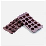 Ficha técnica e caractérísticas do produto Forma de Silicone para Chocolate Rose Silikomart