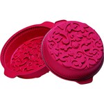 Ficha técnica e caractérísticas do produto Forma de Silicone Silikomart Ornamental Vermelho 2,8L