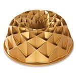 Ficha técnica e caractérísticas do produto Forma para Bolo Nordic Ware Dourado
