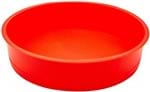 Ficha técnica e caractérísticas do produto Forma para Bolo Silicone Redondo 25 Cm Mimo Style Vermelho
