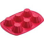 Ficha técnica e caractérísticas do produto Forma para Cupcakes Flan em Silicone - Mart