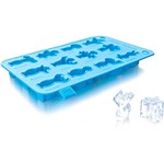 Ficha técnica e caractérísticas do produto Forma para Gelo Silicone Azul