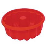 Ficha técnica e caractérísticas do produto Forma para Pudim Mimo Style em Silicone – 1,5 L - Vermelho