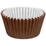 Ficha técnica e caractérísticas do produto Forminha Cupcake Impermeável Colors Marrom com 45 Unidades - Regina Festas