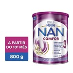 Ficha técnica e caractérísticas do produto Fórmula Infantil NAN COMFOR 3 Lata 800g - Nestlé