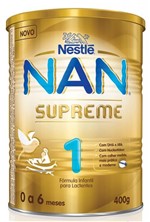 Ficha técnica e caractérísticas do produto Fórmula Infantil NAN Supreme 1 Lata 400g - Nestlé