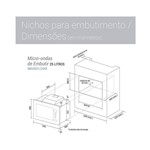 Ficha técnica e caractérísticas do produto Forno Micro-ondas de Embutir Suggar 25L INOX 110V MO2522IX